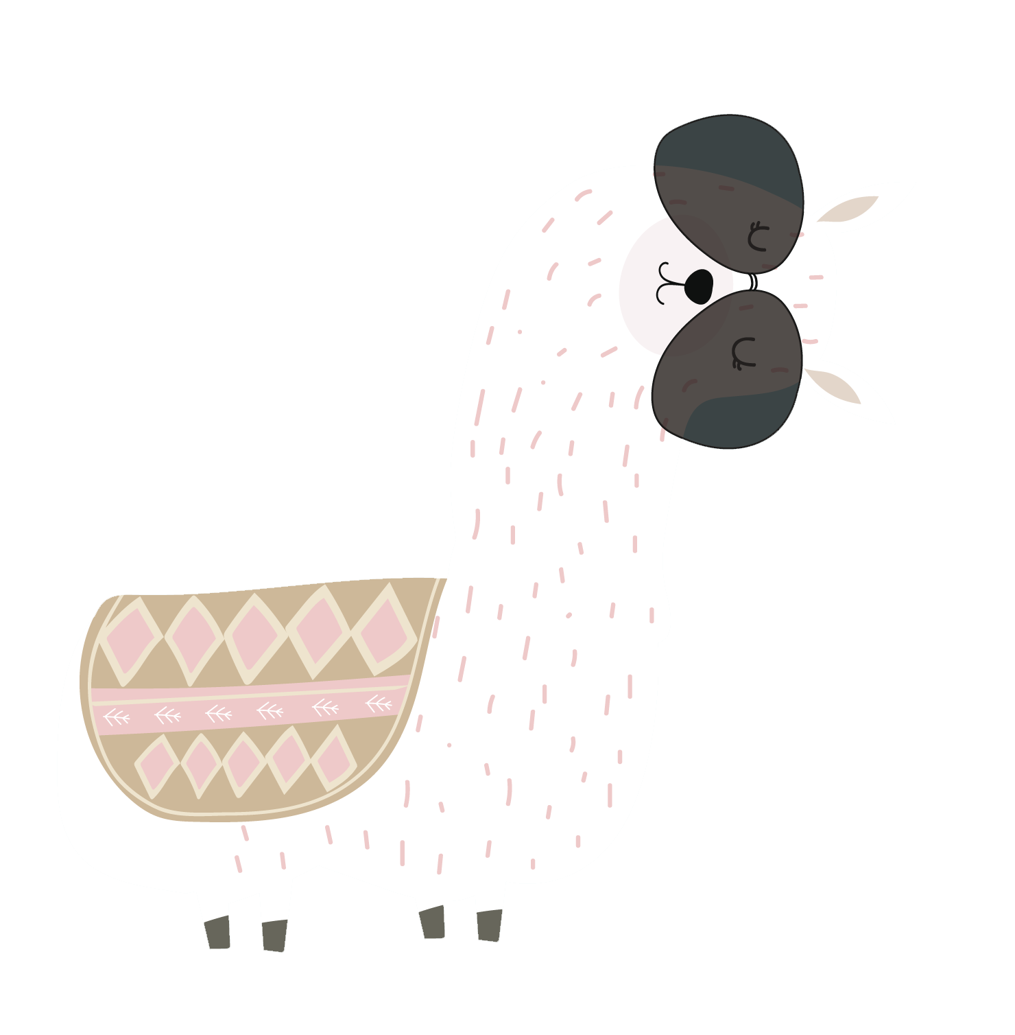 Call the cool lama mit Alpaca-Calling Lama-Videokonferenzen und Videokonferenzen-Lamas sind einfach cool